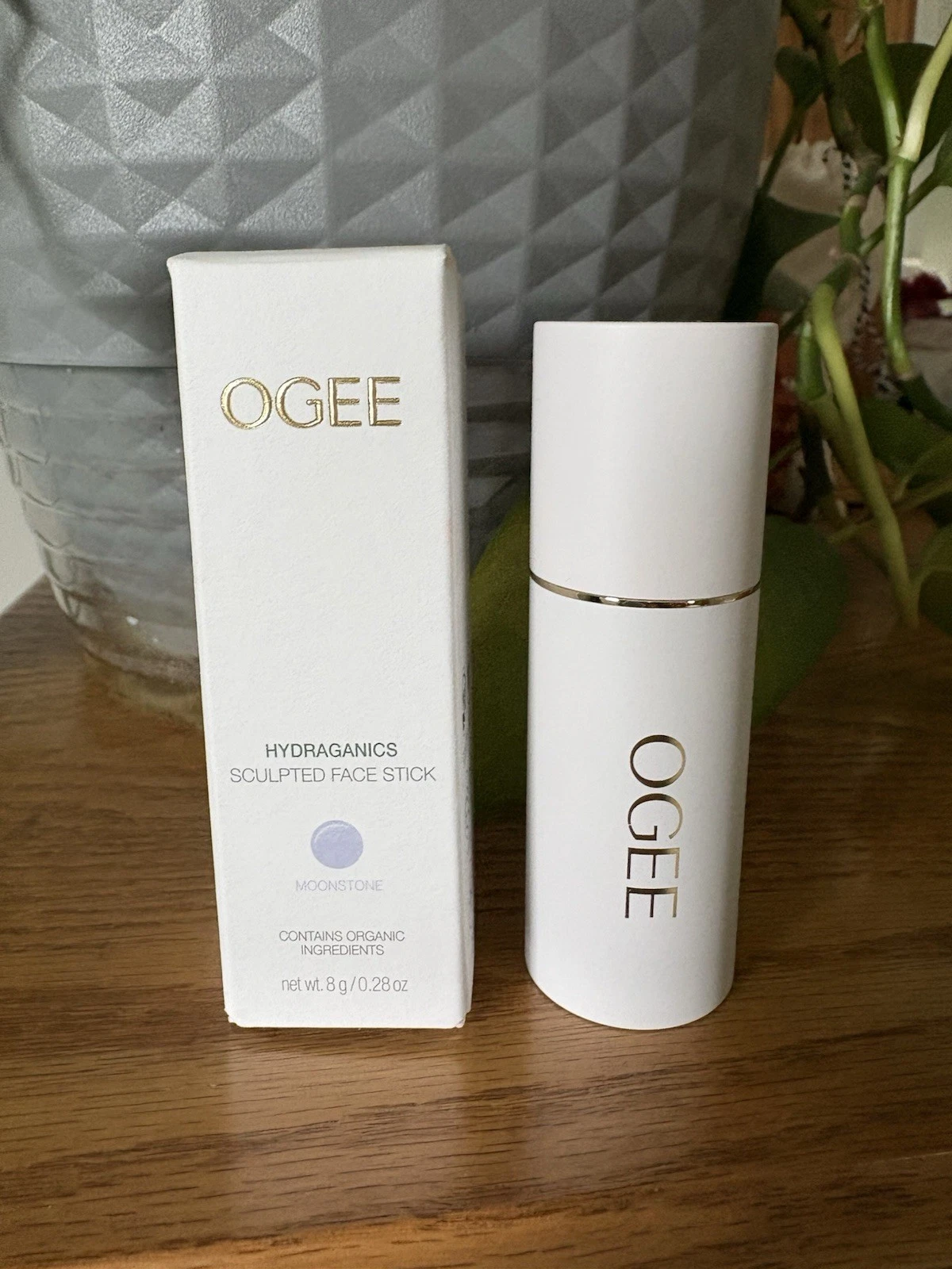 OGEE Sculpted Face Stick Glow Contour Organic Clean Full Sz 8g Moonstone NEW NIB