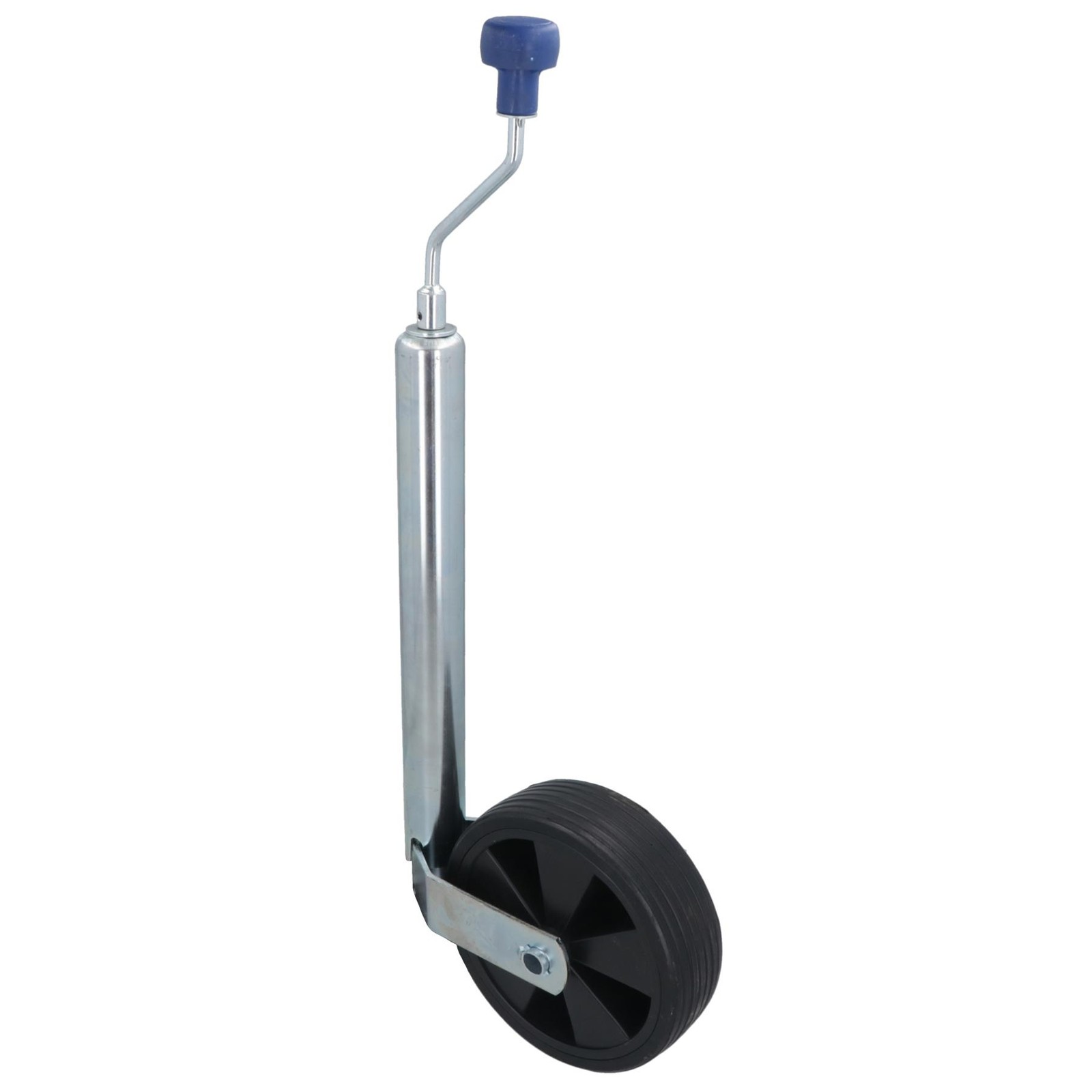 Caravan Jockey Wheel 48mm with Wide Wheel 210mm Diameter Trailer