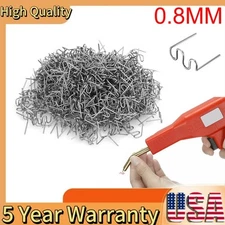 1000Pcs 0.8mm Hot Staples Plastic Welding Wave Stapler for Car Bumper Repair Kit