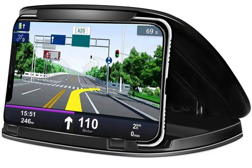 Porta Cellulare da Auto Supporto Smartphone per Auto Antiscivolo per Telefoni da - Foto 8 di 12