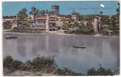 TURIN - MEDIEVAL VILLAGE AND CASTLE - TRAVEL 1918 -32731-