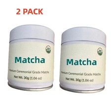 1/2 PC Japanese Matcha Powder 60g - Ceremonial Grade - 100 Organic Pure Premium