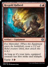 Hexgold Halberd 136 NM Foil Phyrexia: All Will Be One MTG EN