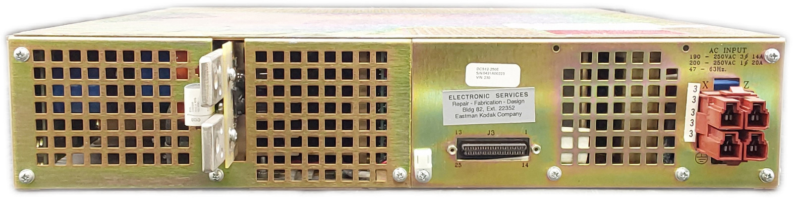 Sorensen DCS12-250E 12V 250A Adjustable DC Power Supply 