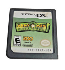 Army Men Soldiers of Misfortune Nintendo DS Authentic Tested Cartridge Only