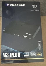 2025 vSeeBox V3 Plus Android TV Box 64GB Voice Remote |4K Message For Deal!!