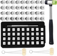 44 Pcs Leather Stamping Tools 36 Pcs Leather Letter Stamps Leather Stamping Kit 