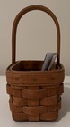 Longaberger Small Plain Basket 3” Handle 1988 6” X 3” X 3” — photo 2