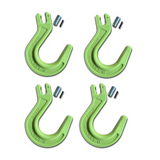 1/2" G80 Clevis Foundry Hook 11,905 Lbs 4Pack 5.4T Working Load Limit Lifting Cl