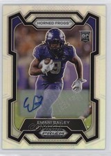 2024 Panini Prizm Draft Picks Silver Prizm Auto Emani Bailey #158 Auto 0x1