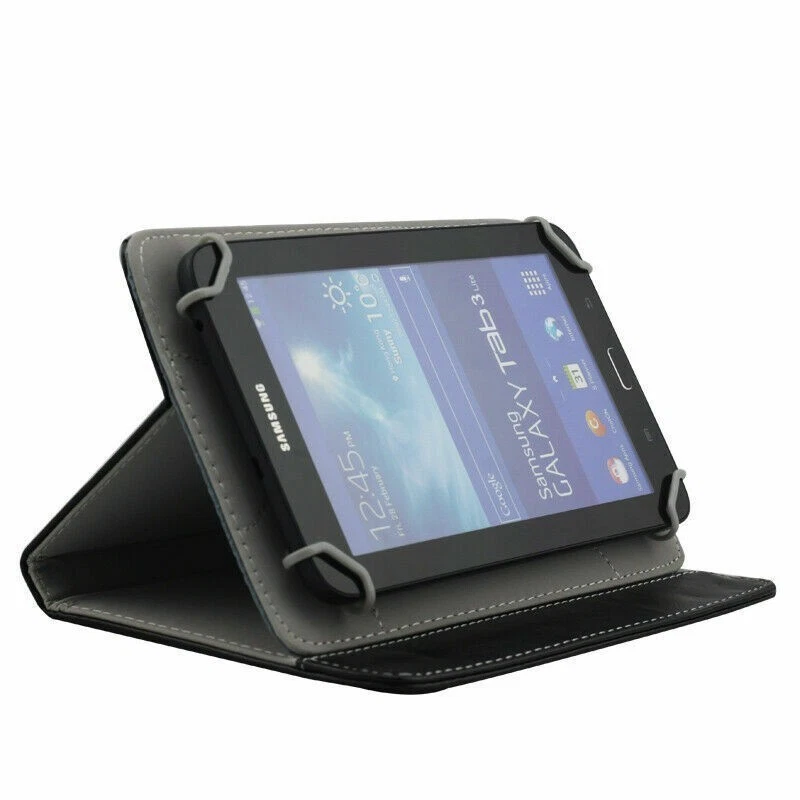For Samsung Galaxy Tab E 9.6 inch T560 Tablet Folio PU Leather Stand Case Cover - Image 4 of 4