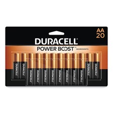 Duracell MN1500B20Z Power Boost CopperTop Alkaline AA Batteries 20/Pack New