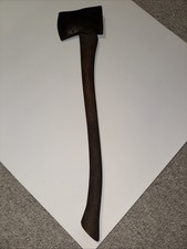 Vintage Embossed Belknap Blue Grass Single Bit Ax Thoroughbred Model