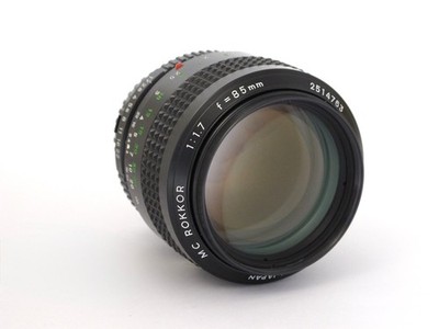 Minolta MC Rokkor 85mm 1.7 Objektiv  Gewährleistung 1 Jahr