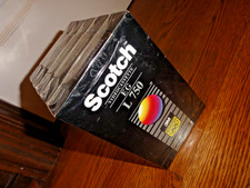 SCOTCH BETAMAX VIDEOCASSETTE EG L 750 LOT OF 5 - SEALED