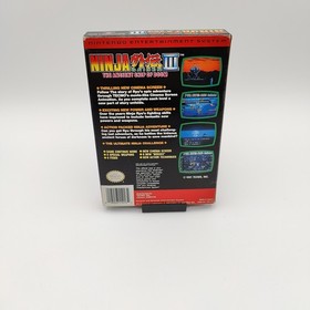 Ninja Gaiden III: The Ancient Ship Of Doom CIB RARE  Nintendo Tested, Authentic