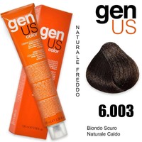 Haarfarbe 6.003 Genus FäRbecreme Dunkelblond NatüRlich Kalt 100Ml