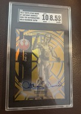 2015 Topps Star Wars High Tek Anthony Daniels Autograph /50 Auto SGC 8.5