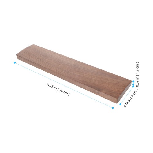 3 Pieces Holzhandhalter Büro Tastaturgelenksruhe Tastaturhandunterstützung - Afbeelding 5 van 12