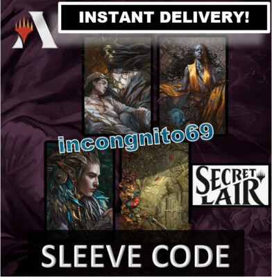 MAGIC MTG ARENA CODE CARD SECRET LAIR SLEEVES MAGALI VILLENEUVE ARTIST SERIES | eBay MAGIC MTG ARENA CODE CARD SECRET LAIR SLEEVES MAGALI VILLENEUVE ARTIST SERIES | eBay