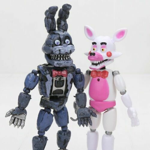 Set Five Nights Freddy Action Figure Fnaf Toys  Nightmare Bonnie Figure -  5pcs Set - Aliexpress