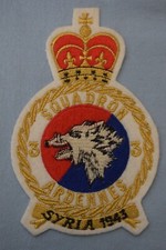 A361 patch insigne écusson militaire Escadron de Chasse 3/3 Ardennes SYRIA 1943