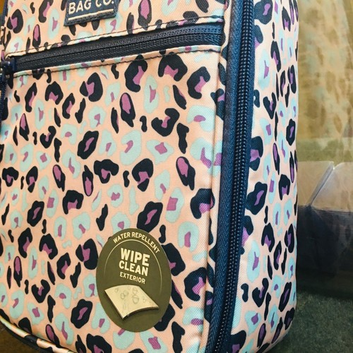 Fulton Bag Co Upright Lunch Bag Pastel Purple with Pastel Pink Bento Box - Picture 4 of 9