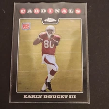 EARLY DOUCET III 2008 TOPPS CHROME ROOKIE CARD #TC203 ARIZONA CARDINALS NFL