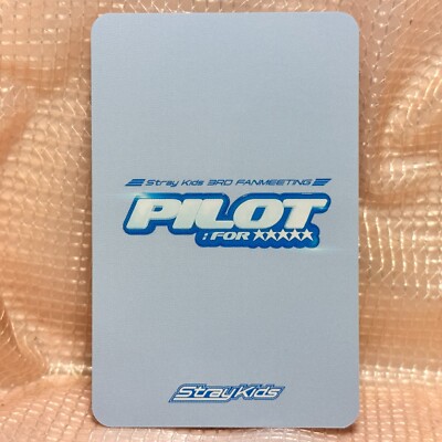Han Official 3rd Fan Meeting Event POB Photocard StrayKids Pilot
