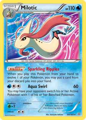Milotic 44/160 Rare XY - Primal Clash Pokemon TCG