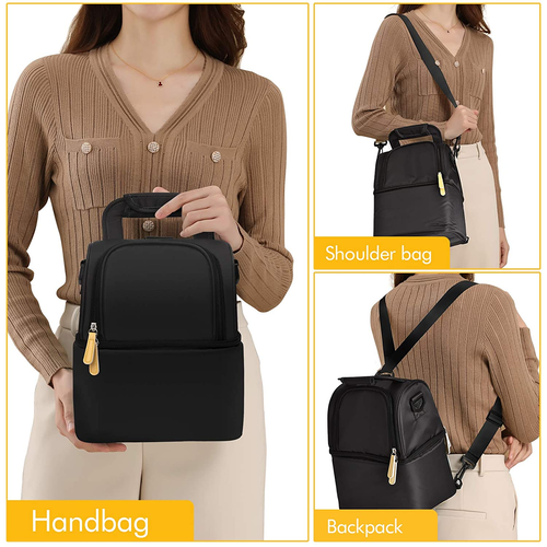 Breastmilk Cooler Bag with 2 Ice Pack Breast Pump Bag with Cooler Fits 6 Bottles - Picture 5 of 8