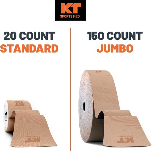 Pro Synthetic Kinesiology Tape - 150 Precut Strips for Athletic Support - Picture 5 of 11