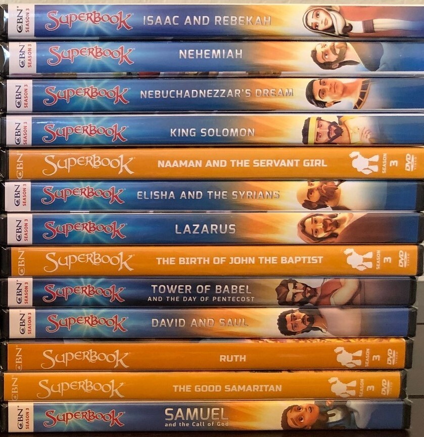SEASON 3 ALL NEW SUPERBOOK DVDs Complete Set of 13 DVDs | eBay