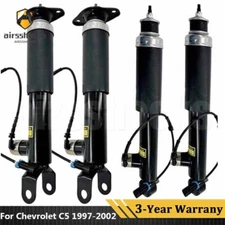 4pcs Front + Rear Shock Absorbers Adaptive For Chevrolet Corvette C5 97-02 5.7L 