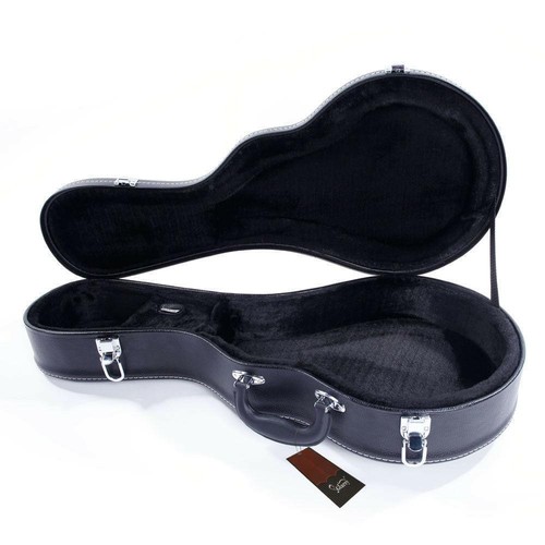 Glarry FStyle Microgroove Pattern Leather Wood Mandolin Case eBay