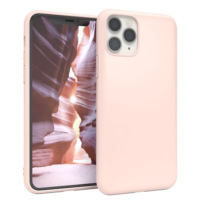Für Samsung Galaxy J6 Plus Hülle Case Silikon Cover Schutz Tasche Slim Matt Rosé