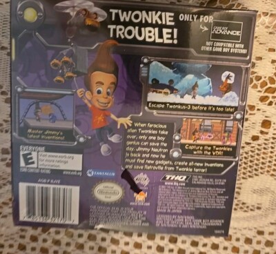 Jimmy Neutron: Attack of the Twonkies GBA ( New Factory Sealed US