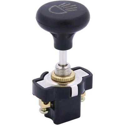 RECAMBO Lichtschalter Zug Zieh Rast Push Pull Schalter Retro Auto Oldtimer 12-24V