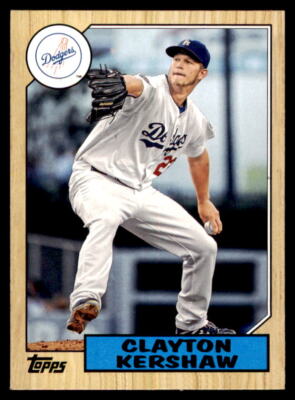2012 Topps 1987 Minis Clayton Kershaw #TM-60 Los Angeles Dodgers