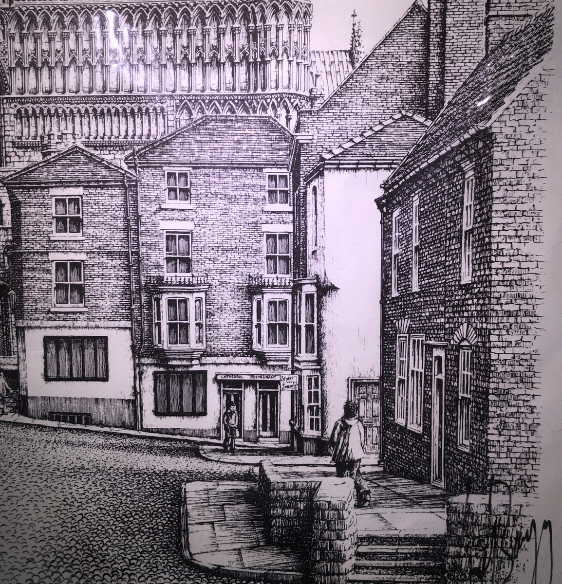 John Bangay LINCOLN CATHEDRAL Hand Signed Print 15”x12” | eBay