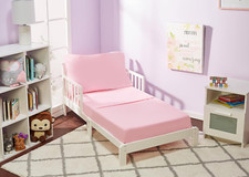 3 Piece Toddler Sheet Set - Soft Breathable Microfiber Toddler Bedding