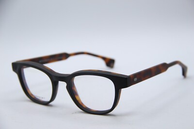 ENTOURAGE OF 7 LOS ANGELES GUS 01-21M MATTE BLACK TORTOISE AUTHENTIC EYEGLASSES