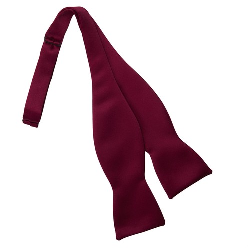 New Mens Burgundy Satin Tuxedo Vest Bow Tie Real Pockets USA MADE Best Quality - Picture 2 of 3