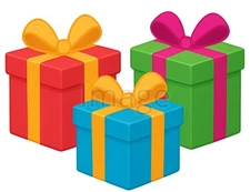 Digital Image Gift Boxes Picture Photo Wallpaper Background Desktop Print