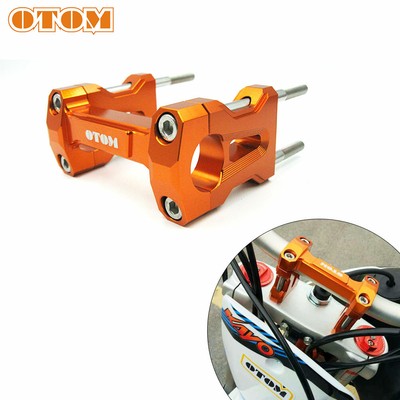 CNC Integrative Handlebar Mount Base Riser Clamp For KAYO GUIZUN Enduro Orange