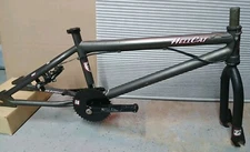 2006 Free Agent Hellcat BMX Dirt Jump Frame Set 3 Piece Crank Chainring 20.5 TT