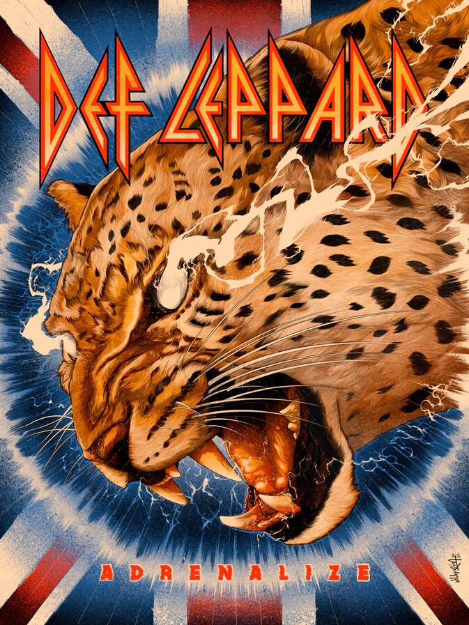 DEF LEPPARD ADRENALIZE Tour Poster | eBay