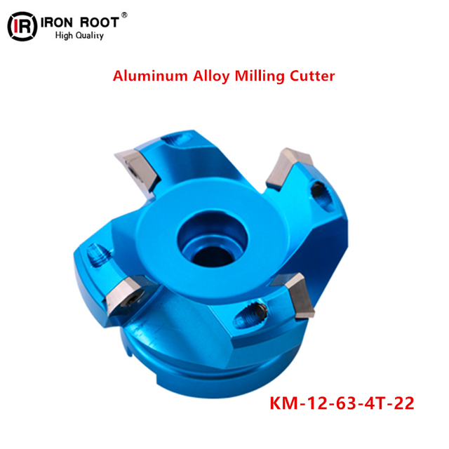 KM12634T22 Aluminum Face End Milling Cutter Indexable Mill for SEHT