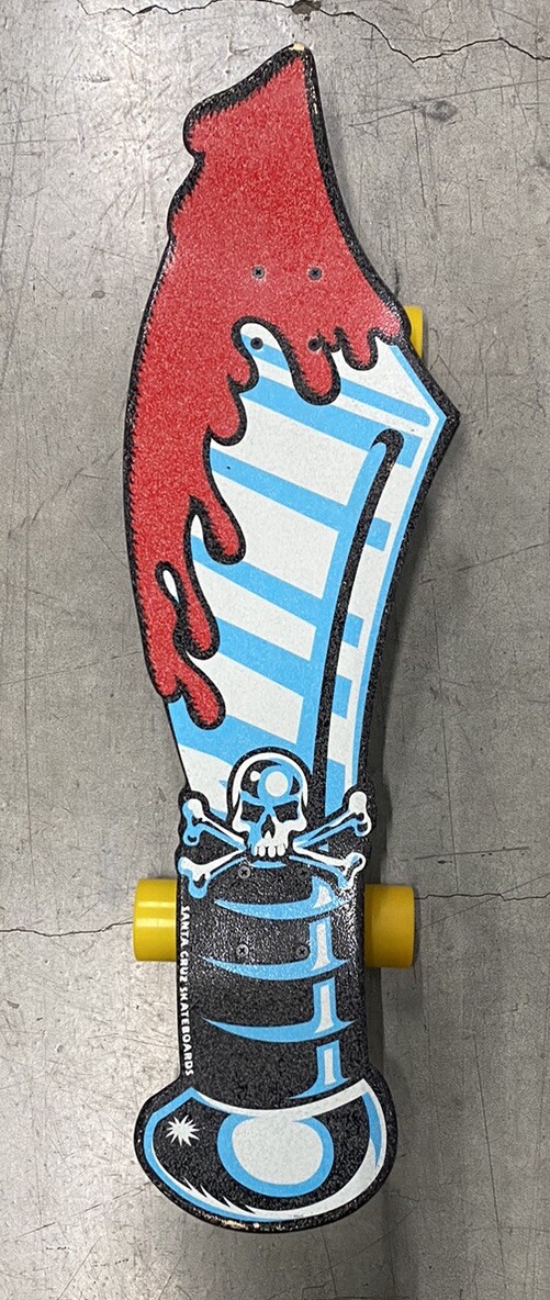 Santa Cruz Sword / Bloody Blade / Knife Shaped Skateboard