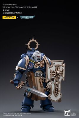 JOYTOY X Warhammer 40k Ultramarines Bladeguard Veterans 03 1/18